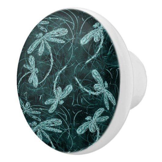 Dragonfly Disco Midnight Blue Keramikknauf (Rechts)