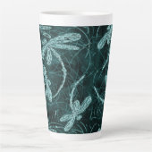 Dragonfly Disco Midnight Blue Milchtasse (Vorderseite)