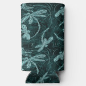 Dragonfly Disco Midnight Blue Selters Dosenkühler (Rückseite)