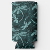 Dragonfly Disco Midnight Blue Selters Dosenkühler (Vorderseite)