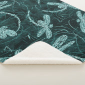 Dragonfly Disco Midnight Blue Sherpadecke (3/4)