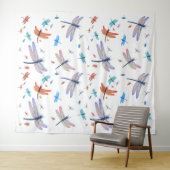 Dragonfly Drachenfliegen Wandteppich (Beispiel (Horizontal))