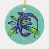 Dragonfly Dragon Keramik Ornament (Vorne)