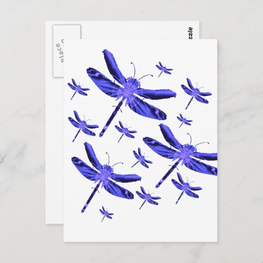 Dragonfly Dragonflies Postkarte (Vorne/Hinten)