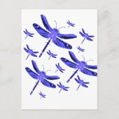 Dragonfly Dragonflies Postkarte (Vorderseite)