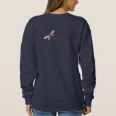 Dragonfly Dream Abstrakte Kunst zu tragen Sweatshirt (Rückseite)