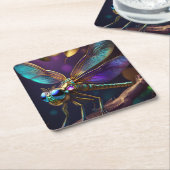 Dragonfly Dreaming Willowbreeze Rechteckiger Pappuntersetzer (angewinkelt)