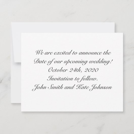 Dragonfly Dreams Save the Date (Rückseite)