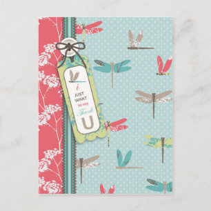 Dragonfly Dreams TY Postcard B Postkarte