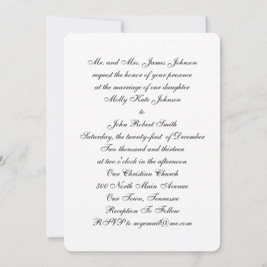 Dragonfly Dreams Wedding Einladung (Rückseite)