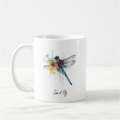 Dragonfly Dreamscape, custom Kaffeetasse (Links)