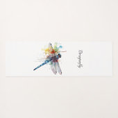 Dragonfly Dreamscape, kundenspezifisch Yogamatte (Rückseite (Horizontal))