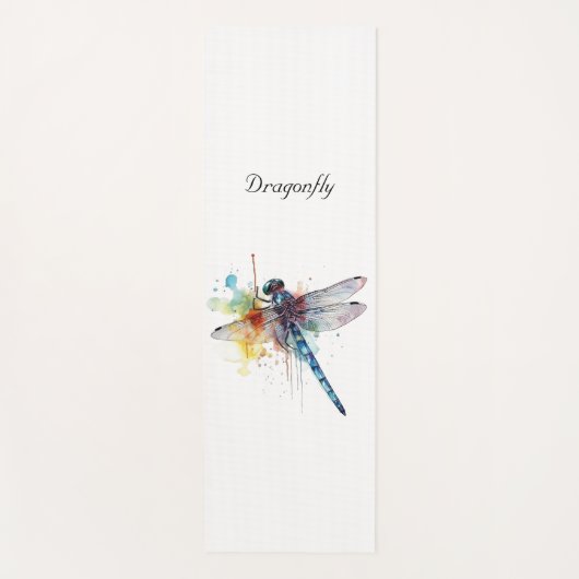 Dragonfly Dreamscape, kundenspezifisch Yogamatte (Vorderseite)