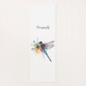 Dragonfly Dreamscape, kundenspezifisch Yogamatte (Rückseite)