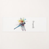 Dragonfly Dreamscape, kundenspezifisch Yogamatte (Vorderseite (Horizontal))