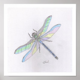 DRAGONFLY-Druck (11 "x11") Poster