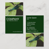 Dragonfly - Dunkelgrün Visitenkarte (Vorne/Hinten)