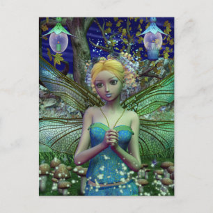 Dragonfly Dusting Postkarte