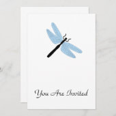 Dragonfly Einladung (Vorne/Hinten)