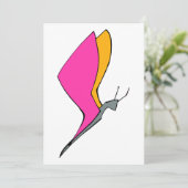 Dragonfly Einladung (Stehend Vorderseite)