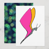 Dragonfly Einladung (Vorne/Hinten)