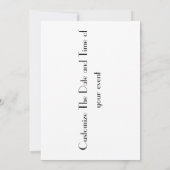 Dragonfly - Einladung (Rückseite)