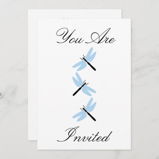 Dragonfly - Einladung (Vorne/Hinten)