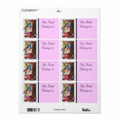 Dragonfly Fairy Book Label (Vorne)