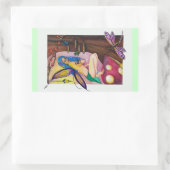 Dragonfly Fairy Rechteckiger Aufkleber (Tasche)