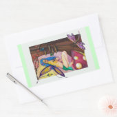 Dragonfly Fairy Rechteckiger Aufkleber (Umschlag)