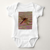 Dragonfly farbenfroh baby strampler (Vorderseite)