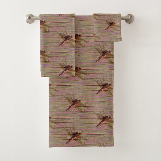 Dragonfly farbenfroh badhandtuch set (Insitu)