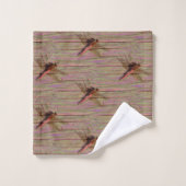 Dragonfly farbenfroh badhandtuch set (Waschlappen)