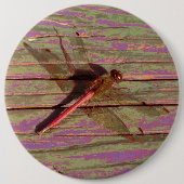 Dragonfly farbenfroh button (Vorderseite)