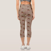 Dragonfly farbenfroh capri leggings (Rückseite)