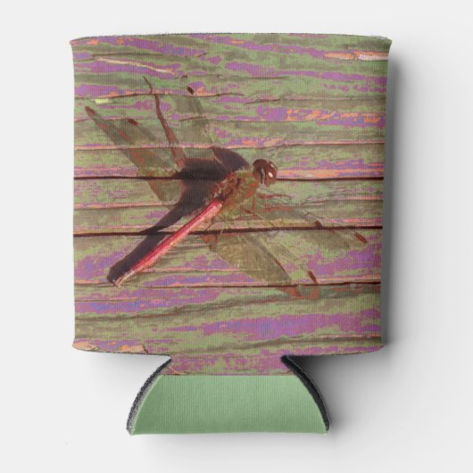 Dragonfly farbenfroh dosenkühler (Vorderseite)