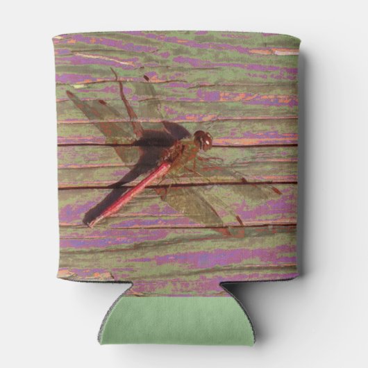Dragonfly farbenfroh dosenkühler (Rückseite)