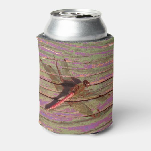 Dragonfly farbenfroh dosenkühler (Kanne Rückseite)