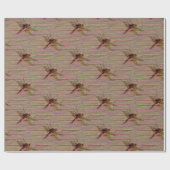 Dragonfly farbenfroh geschenkpapier (Flach)