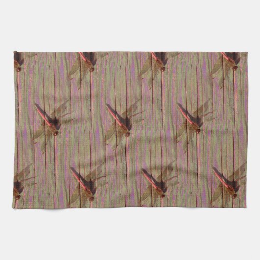 Dragonfly farbenfroh geschirrtuch (Horizontal)