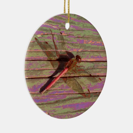 Dragonfly farbenfroh keramik ornament (Rechts)