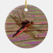Dragonfly farbenfroh keramik ornament (Hinten)