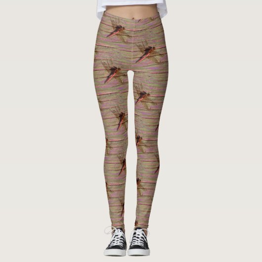 Dragonfly farbenfroh leggings (Vorderseite)