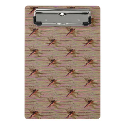 Dragonfly farbenfroh mini klemmbrett (Vorderseite)