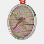 Dragonfly farbenfroh ornament aus metall (Links)
