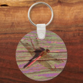 Dragonfly farbenfroh schlüsselanhänger (Vorderseite)