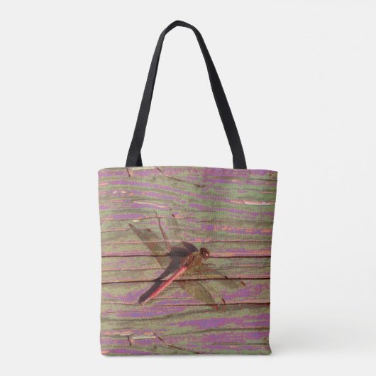 Dragonfly farbenfroh tasche (Rückseite)