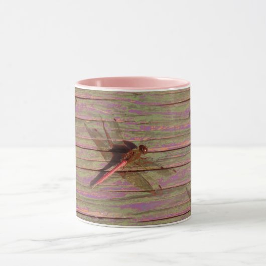 Dragonfly farbenfroh tasse (Zentrum)