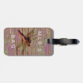 Dragonfly Farbiger Individuelle Name Gepäckanhänger (Rückseite horizontal)