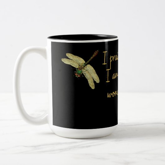 Dragonfly Fearful/Wunderbar Made Tasse (Links)